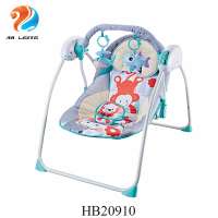 New Foldable cheap Musical Swing Chair Baby Rocking Chair Children Hanging Swing Chair with mosquito net